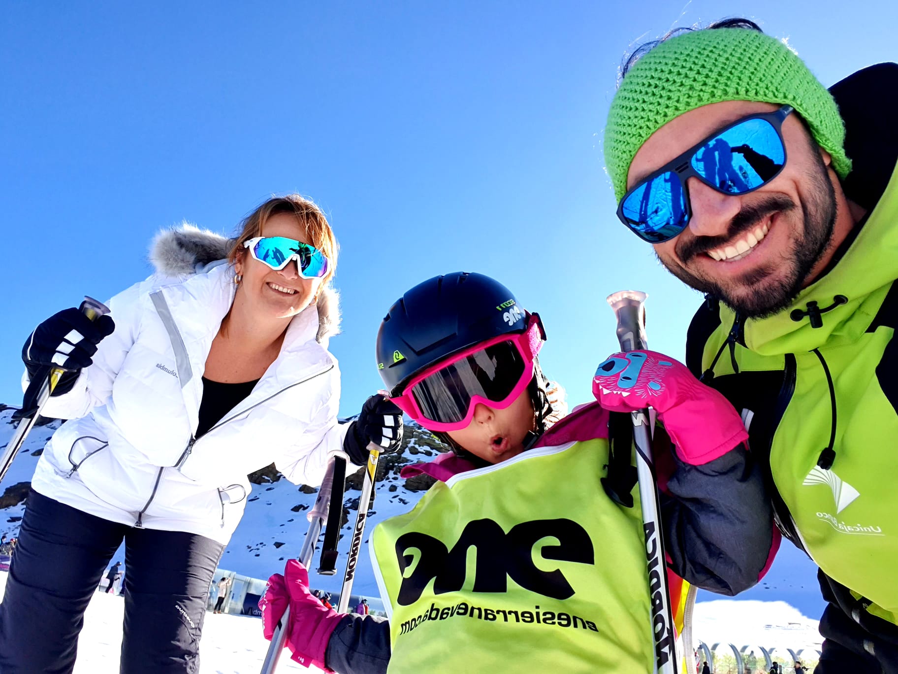 clases ski familia sierra nevada